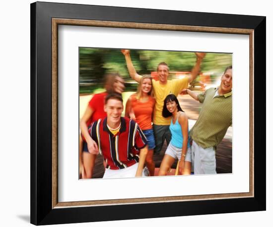 Teens Having Fun Outdoors-Bill Bachmann-Framed Photographic Print