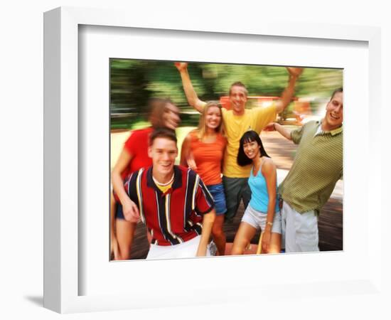 Teens Having Fun Outdoors-Bill Bachmann-Framed Photographic Print