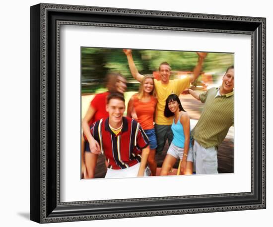 Teens Having Fun Outdoors-Bill Bachmann-Framed Photographic Print