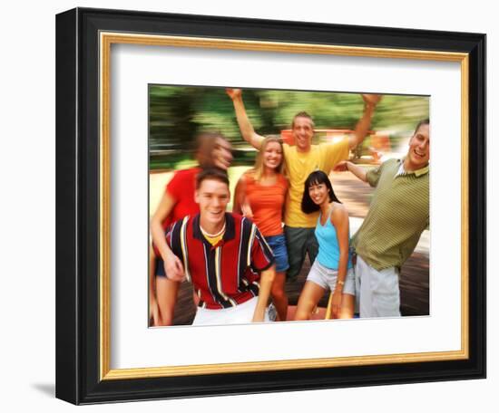 Teens Having Fun Outdoors-Bill Bachmann-Framed Photographic Print