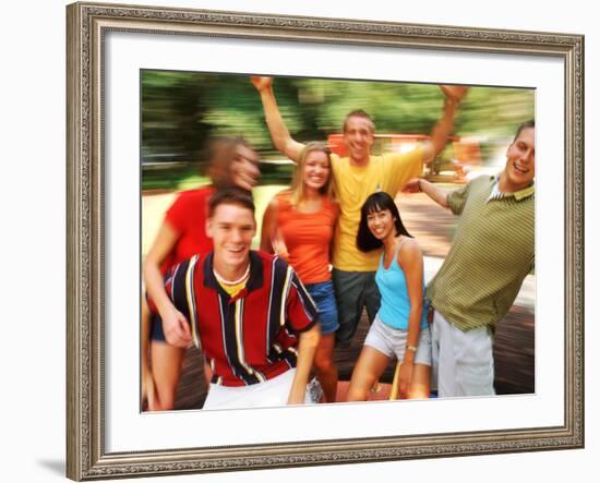 Teens Having Fun Outdoors-Bill Bachmann-Framed Photographic Print