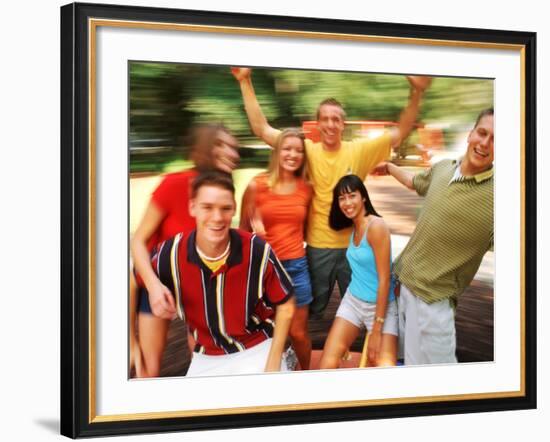 Teens Having Fun Outdoors-Bill Bachmann-Framed Photographic Print