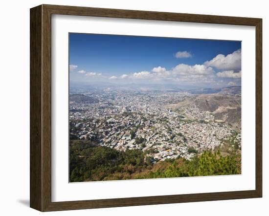 Tegucigalpa, View of City from Park Naciones Unidas El Pichacho, Honduras-Jane Sweeney-Framed Photographic Print