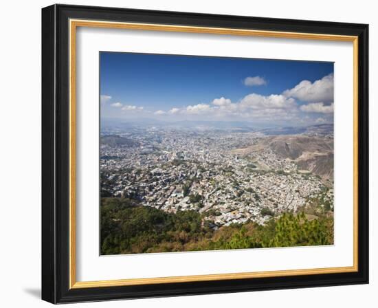 Tegucigalpa, View of City from Park Naciones Unidas El Pichacho, Honduras-Jane Sweeney-Framed Photographic Print