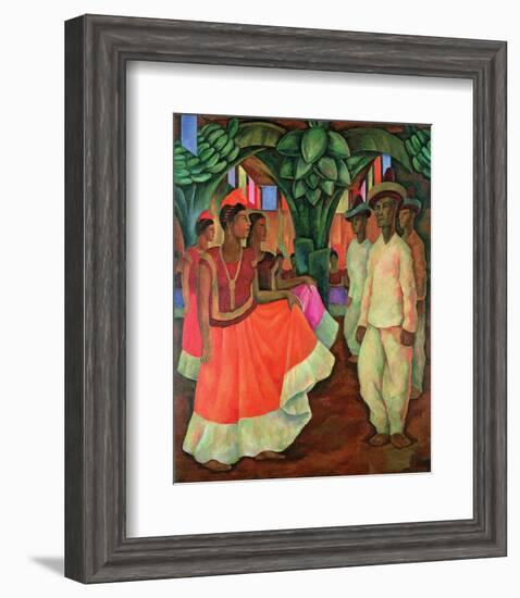 Tehauntepec Dance-Diego Rivera-Framed Premium Giclee Print