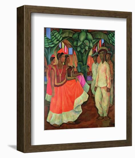 Tehauntepec Dance-Diego Rivera-Framed Premium Giclee Print