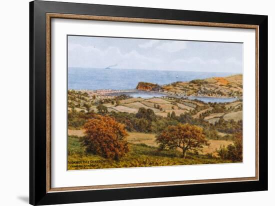 Teignmouth and Shaldon, from Haldon Moor-Alfred Robert Quinton-Framed Giclee Print