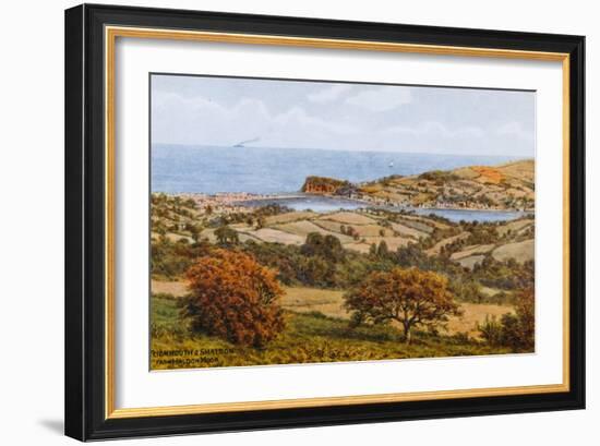 Teignmouth and Shaldon, from Haldon Moor-Alfred Robert Quinton-Framed Giclee Print