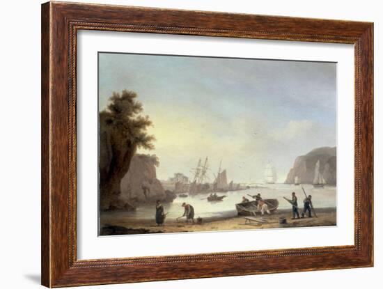 Teignmouth and the Ness, Devon, 1825-Thomas Luny-Framed Giclee Print