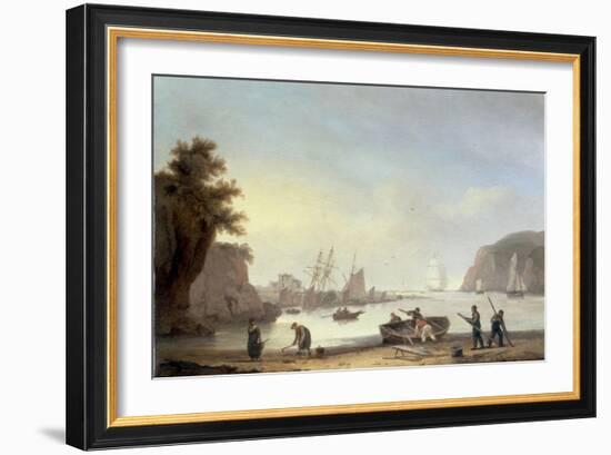 Teignmouth and the Ness, Devon, 1825-Thomas Luny-Framed Giclee Print