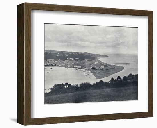 'Teignmouth - General View of the Dene', 1895-Unknown-Framed Photographic Print