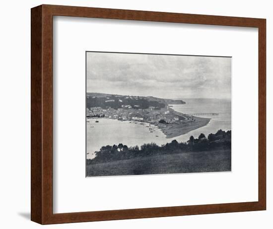 'Teignmouth - General View of the Dene', 1895-Unknown-Framed Photographic Print