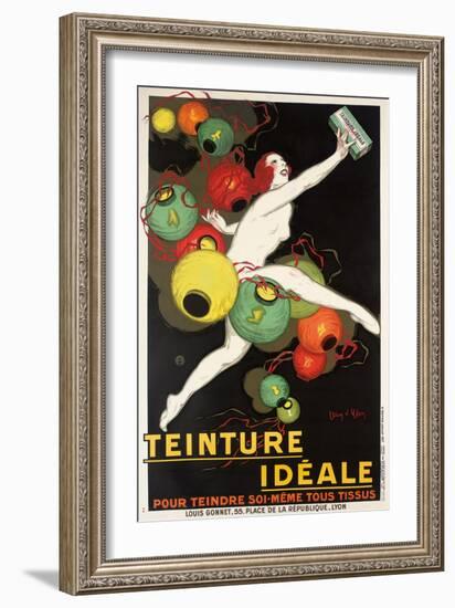 'Teinture Idéale'. Werbeplakat für 'Idéale' Textilfarben. 1927-Jean D'Ylen-Framed Giclee Print