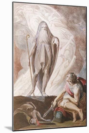 Teiresias Foretells the Future to Odysseus, 1780-1783-Johann Heinrich Fussli-Mounted Giclee Print