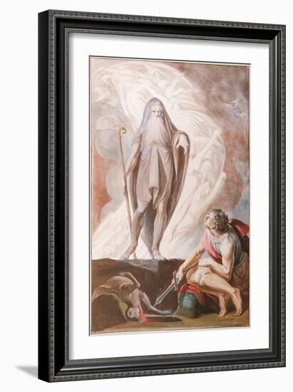 Teiresias Foretells the Future to Odysseus-Henry Fuseli-Framed Giclee Print