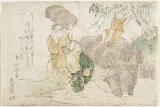 The Seven Gods of Good Luck-Teisai Hokuba-Art Print