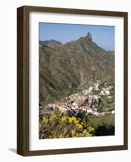 Tejeda and Roque Nublo, Gran Canaria, Canary Islands, Spain, Europe-Hans Peter Merten-Framed Photographic Print