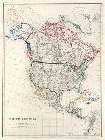 Map Of Mexico Dated 1821-Tektite-Art Print