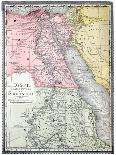 Old Map Of South America-Tektite-Framed Stretched Canvas