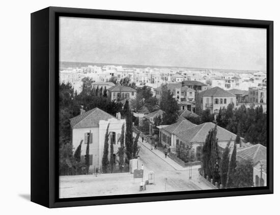 Tel Aviv: Panorama of the Newly Created City-null-Framed Premier Image Canvas