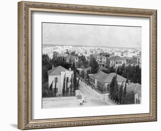 Tel Aviv: Panorama of the Newly Created City-null-Framed Photographic Print