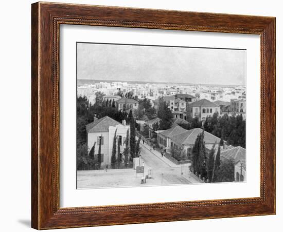 Tel Aviv: Panorama of the Newly Created City-null-Framed Photographic Print