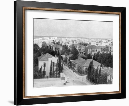 Tel Aviv: Panorama of the Newly Created City-null-Framed Photographic Print