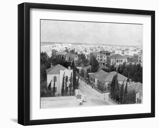 Tel Aviv: Panorama of the Newly Created City-null-Framed Photographic Print