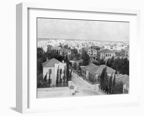 Tel Aviv: Panorama of the Newly Created City-null-Framed Photographic Print