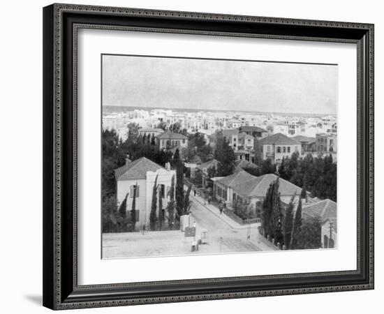 Tel Aviv: Panorama of the Newly Created City-null-Framed Photographic Print