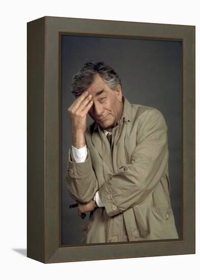 telefilm COLUMBO: STRANGE BEDFELLOWS, Peter Falk (inspecteur Columbo), 1995 COLUMBO TV, 1971-2003 (-null-Framed Stretched Canvas