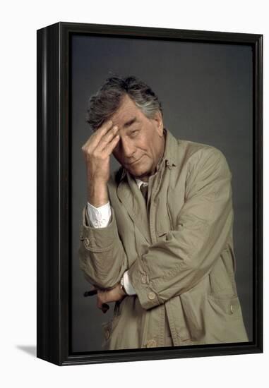 telefilm COLUMBO: STRANGE BEDFELLOWS, Peter Falk (inspecteur Columbo), 1995 COLUMBO TV, 1971-2003 (-null-Framed Stretched Canvas