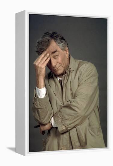 telefilm COLUMBO: STRANGE BEDFELLOWS, Peter Falk (inspecteur Columbo), 1995 COLUMBO TV, 1971-2003 (-null-Framed Stretched Canvas