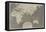 Telegraph Map of the Eastern World-John Dower-Framed Premier Image Canvas