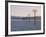 Telegraph Poles Along Bonneville Salt Flats at Sunset-Fritz Goro-Framed Photographic Print