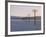 Telegraph Poles Along Bonneville Salt Flats at Sunset-Fritz Goro-Framed Photographic Print