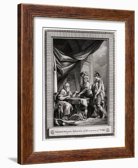 Telemachus Gains Information of the Commerce of Tyre, 1775-W Walker-Framed Giclee Print