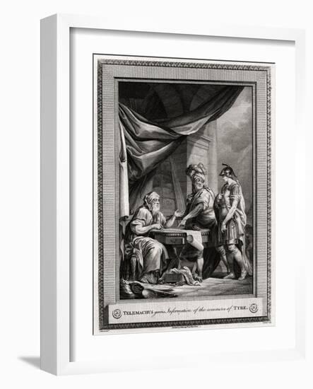 Telemachus Gains Information of the Commerce of Tyre, 1775-W Walker-Framed Giclee Print