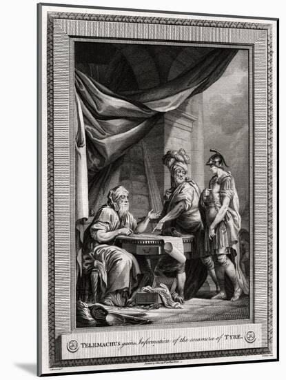 Telemachus Gains Information of the Commerce of Tyre, 1775-W Walker-Mounted Giclee Print