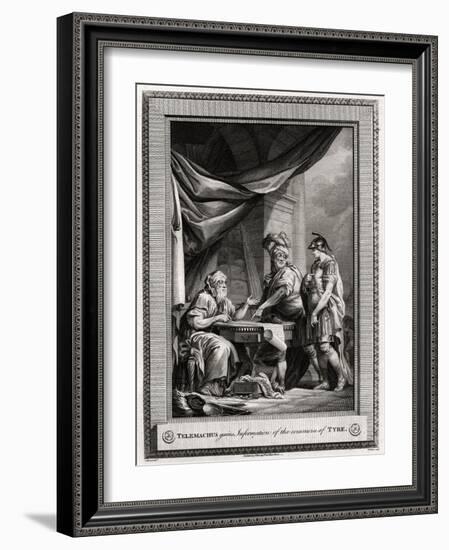 Telemachus Gains Information of the Commerce of Tyre, 1775-W Walker-Framed Giclee Print