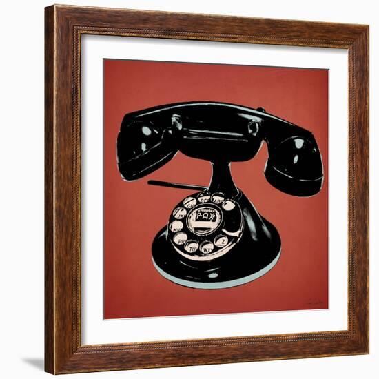 Telephone 2 v3-Tina Carlson-Framed Art Print