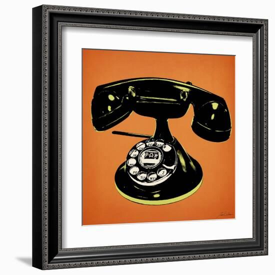 Telephone 2 v4-Tina Carlson-Framed Art Print