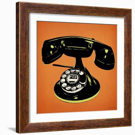 Telephone 2 v4-Tina Carlson-Framed Art Print