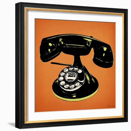 Telephone 2 v4-Tina Carlson-Framed Art Print