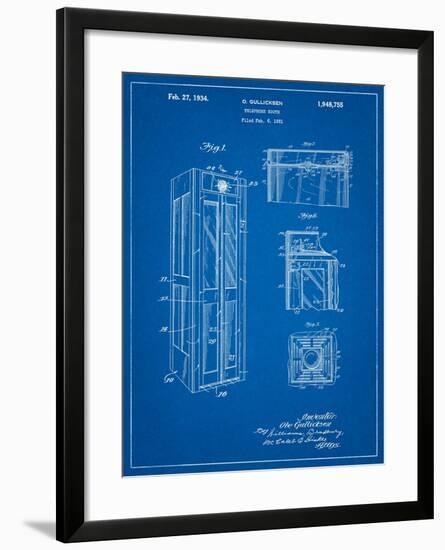 Telephone Booth Patent-Cole Borders-Framed Art Print