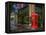 Telephone Booth, Savannah, Georgia, USA-Joanne Wells-Framed Premier Image Canvas