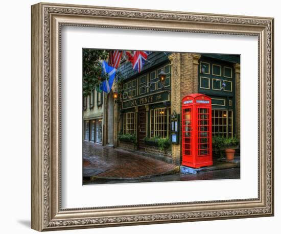 Telephone Booth, Savannah, Georgia, USA-Joanne Wells-Framed Photographic Print