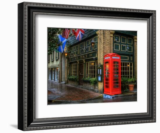 Telephone Booth, Savannah, Georgia, USA-Joanne Wells-Framed Photographic Print