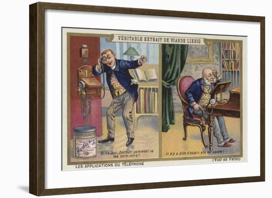 Telephone Conversation-null-Framed Giclee Print