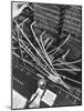 Telephone Operator's Hand Writing on Notepad in New York Telephone Co. Office-Margaret Bourke-White-Mounted Photographic Print